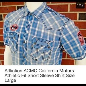 Men's Affliction Limited addition plays shirt